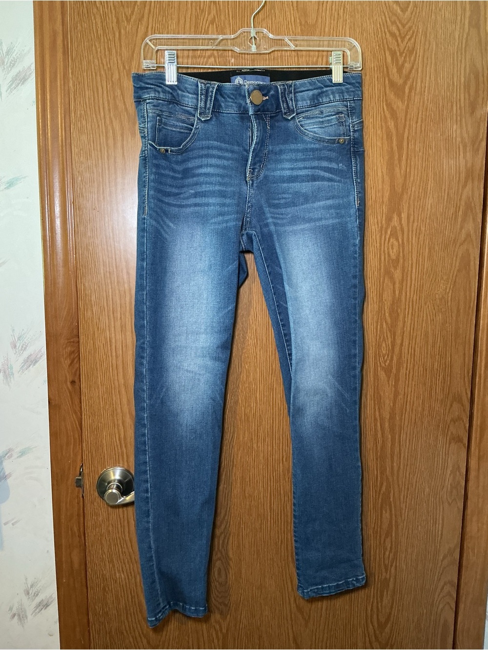 Democracy Ab Solution Women's Size 6 Blue Stretch Skinny Jeans - Picture 2 of 4